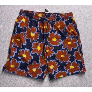 Express Men’s Floral Swim Trunks - Size Medium 6.5” Inseam